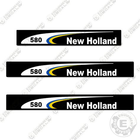 amazon new holland skid steer decals|new holland 580 decal kit.